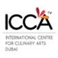Logo of the International Centre for Culinary Arts, featuring red and black text on a white background.