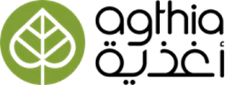 Green circular logo featuring a stylised letter 'A' with a leaf design, representing Agthia.