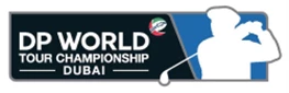 Logo featuring "World Championship Dubai" in bold text, with a golfer silhouette and green accents.