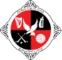 Logo featuring a black and red design with a stylised eagle and sports equipment symbols.