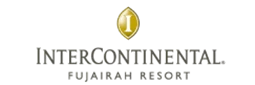 Gold and black logo of InterContinental Fujairah Resort, featuring a stylised letter 'I'.
