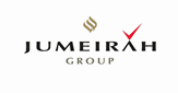 Jumeirah Group logo featuring gold and red elements on a white background, representing Temporary Kitchens.