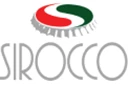 Sirocco logo featuring red, green, and white colours with a circular design and stylised text.