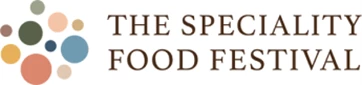 Stylised text reading "The Speciality Food Festival" in brown on a light background.