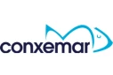 Conxemar logo featuring blue fish design and dark text on a white background.