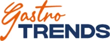 Gastro Trends logo featuring orange and blue text on a white background.