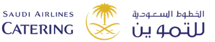 Yellow palm tree logo with blue text, representing the Saudi Arabian Cultural Centre.