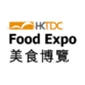 Hong Kong Food Expo logo featuring orange and black text on a white background.