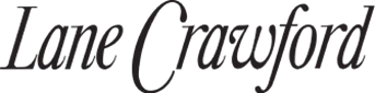 Lane Crawford logo displayed in a sleek, modern design against a dark background.