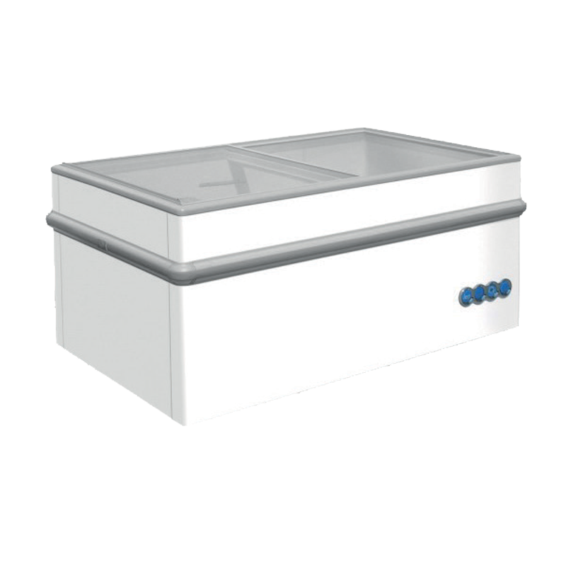 D1 Island Site Sliding Lid Display Freezer