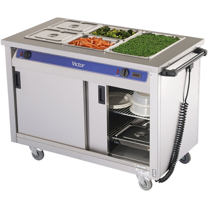 H24B 1.2m Bain Marie Hot Cupboard