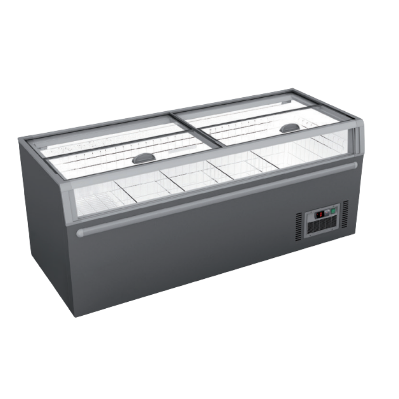 E2MS Static Jumbo Island Freezer with Automatic Defrost