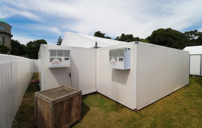 Dual temperature walk in cold rooms