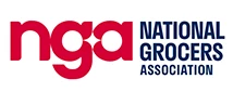 National Grocers Association logo in red and blue, featured at the F & B Exhibitions event.