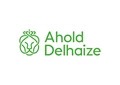 Ahold Delhaize logo in green, featuring a crown and stylised letters on a white background.