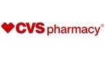 Red CVS Pharmacy logo with a heart symbol, set against a white background.