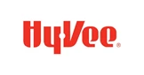 Hy-Vee logo in bold red text on a white background, representing the retail services brand.