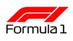 Red and black Formula 1 logo with "Formula 1" text, representing the motorsport brand.