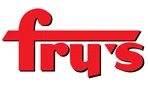 Fry's logo in bold red letters, featuring a stylised design, against a plain background.