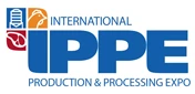 International Production and Processing Expo logo featuring blue text and colourful graphic elements.